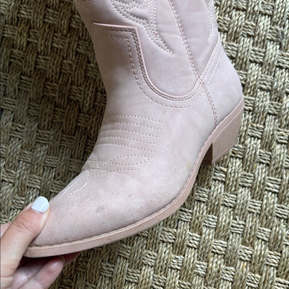 Soda Western Cowboy Pointed Toe 💖🤠 Knee High Pull On Tabs Boots - Picture 7 of 7